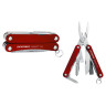 Мультитул LEATHERMAN SQUIRT ES4 RED 831237 в подарочной упаковке