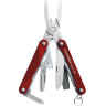 Мультитул LEATHERMAN SQUIRT PS4 RED 831228 в подарочной упаковке
